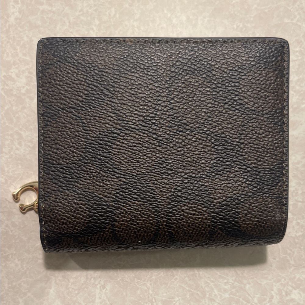 Coach Dark Brown Signature Wallet - Picture 4 of 4